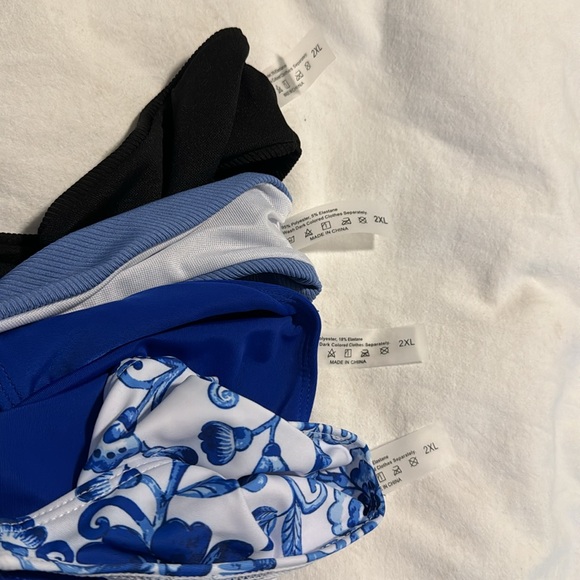 SHEIN 2XL Swim tops, bottoms and wrap lot/bundle half of them New Without Tags! - Picture 11 of 16